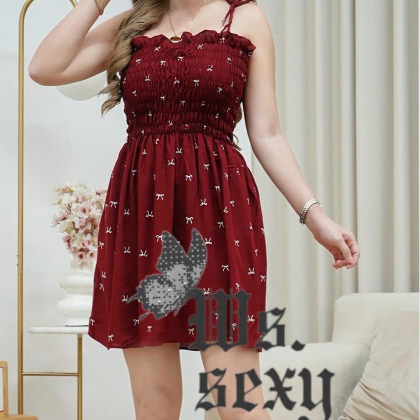 Sarwendah Mini Dress Backless Rayon Luxury thumbnail 9