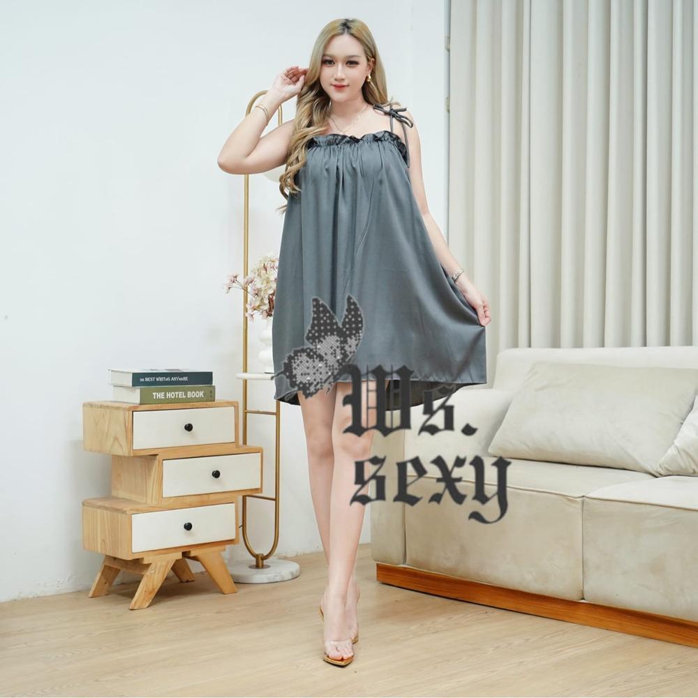 WSSEXY Backless Mini Dress Rayon Premium Twill thumbnail 9