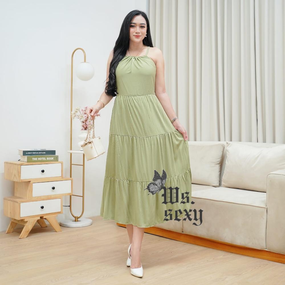 Yuta Long Dress Sexy Kekinian Rayon thumbnail 2