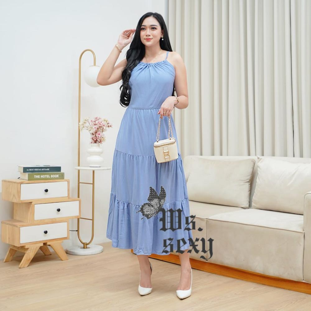 Yuta Long Dress Sexy Kekinian Rayon thumbnail 5