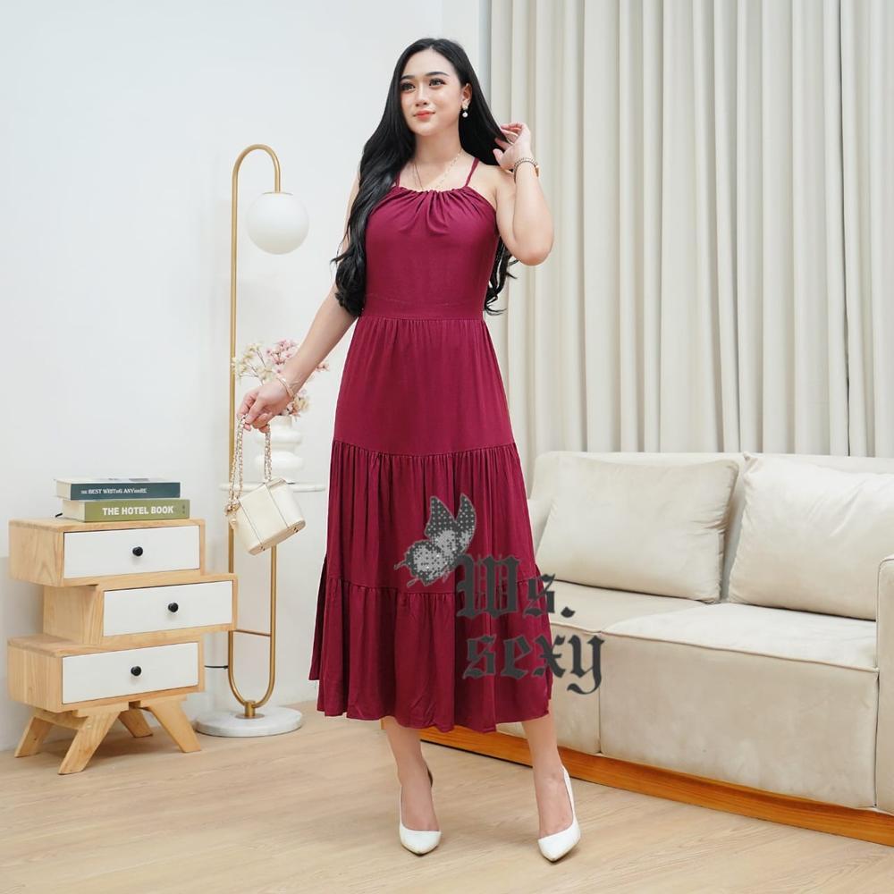 Yuta Long Dress Sexy Kekinian Rayon thumbnail 7
