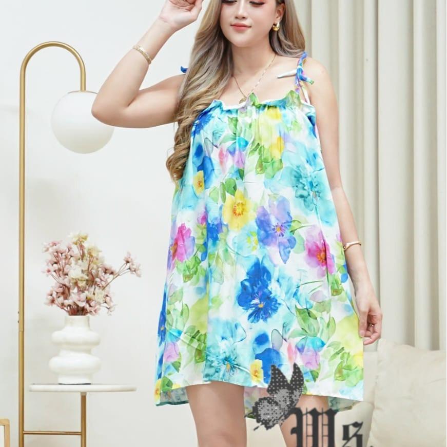 SANIA Mini Dress Sexy Look Rayon Viscose Premium thumbnail 10